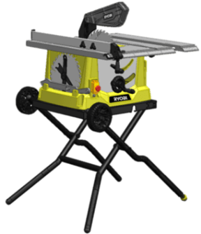 Ryobi RTS1800EF-G 1800w tafelzaagmachine met inklapbaar onderstel - 5133002025 Ryobi RTS1800EF-G 1800w tafelzaagmachine met inklapbaar onderstel - 5133002025