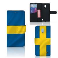 Nokia 1 Plus | Bookstyle Case | Zweden - thumbnail