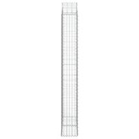 Schanskorf gewelfd 100x30x220/240 cm gegalvaniseerd ijzer - thumbnail