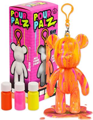 Spectron Pour palz mini paint bear sleutelhanger Spectron Pour palz mini paint bear sleutelhanger