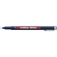 Edding 1800 profipen 0,1 4-180001001 Fineliner Zwart 0.25 mm 1 stuk(s) - thumbnail