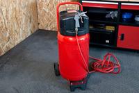 MECAFER 50L verticale luchtcompressor Olievrij 2CV 10 Bar VIJFTIG - thumbnail