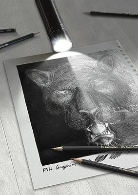 Faber Castell Grafietpotlood Pitt Mat set van 4