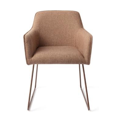 Jesper Home Eetkamerstoel 'Hofu' Slide Rose, kleur French Toast