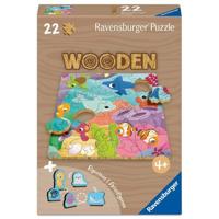 Puzzel Ravensburger Wooden 22 Onderdelen - thumbnail