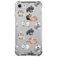 Case Anti-shock voor iPhone SE 2022/2020 | iPhone 8/7 Konijntjes - thumbnail
