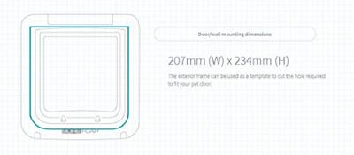 SUREFLAP KATTENLUIK MICROCHIP WIT LARGE - thumbnail