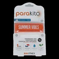 Parakito Anti mug armband volwassenen oranje 1 Stuks - thumbnail