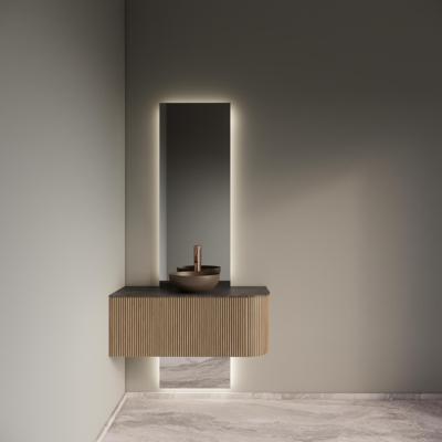 Badkamermeubelset Gliss Design Alluro 100 cm Links Mist