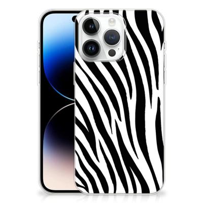 iPhone 14 Pro Max | TPU Hoesje | Zebra