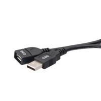 C2G /Cables to Go 19003 1 m USB 2.0 A mannelijk naar een vrouwelijk verlengkabel - wit (3,3ft) - thumbnail