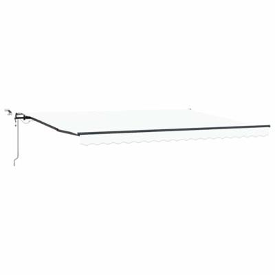 Luifeldoek met Wit 450 × 300 cm Polyester