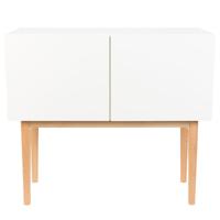 Zuiver Dressoir 'High on Wood' 90cm, kleur Glossy White - thumbnail