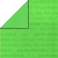 Cadeaupapier - Geschenkpapier - Green fonts on applegreen ribbed 30 cm - thumbnail
