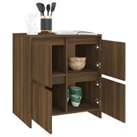 Dressoir 70x41x75 cm spaanplaat bruineikenkleurig - thumbnail