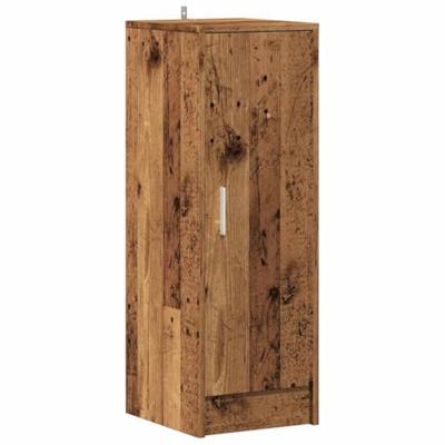 VidaXL Schoenenkast 32x35x92 cm bewerkt hout oud houtkleurig