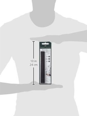 Faber Castell FC-117498 Houtskool Pitt Monochrome 3 Stuks Faber Castell FC-117498 Houtskool Pitt Monochrome 3 Stuks