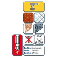 Alpen 0025200600100 Dakpanboor 6 mm Gezamenlijke lengte 100 mm 1/4 (6.3 mm) 1 stuk(s) - thumbnail