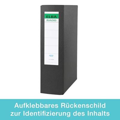 Elba Documentenmap 400000989 780 vel (80 g/m²) Zwart DIN A4 1 stuk(s)