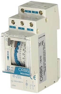 ORBIS Zeitschalttechnik OB330132 Schakelklok voor DIN-rails INCA DUO D 230 V/AC