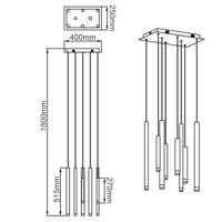 Brilliant Led hanglampCembalo - G93763/20 - thumbnail