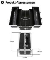 Metafranc WU9095040 Multifunctionele koffer (l x b x h) 355 x 240 x 225 mm Zwart/grijs 1 stuk(s) - thumbnail