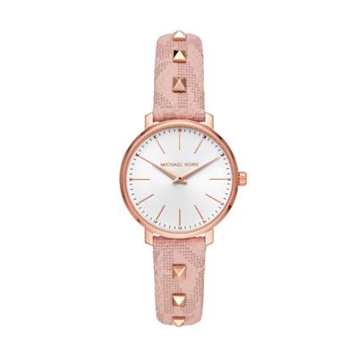 Horlogeband Michael Kors MK2873 Leder Roze 14mm