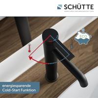 Schutte LOS ANGELES Wastafelkraan voor opzetwastafel | Mat zwart - 33116 - thumbnail