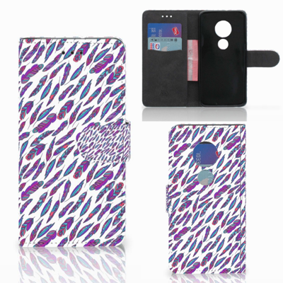 Motorola Moto G7 Play | Telefoon Hoesje | Feathers Color Motorola Moto G7 Play | Telefoon Hoesje | Feathers Color