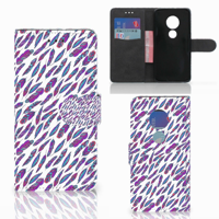 Motorola Moto G7 Play | Telefoon Hoesje | Feathers Color - thumbnail