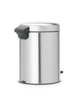 Brabantia Newicon Pedaalemmer 5L Mat Staal - thumbnail