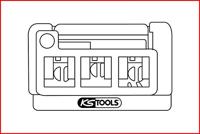 KS Tools 154.0012 Kabelontgrendelingsgereedschap voor platte stekkers en platte stekkerhulzen 1,6 mm - thumbnail
