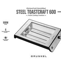 Broodrooster Grunkel TSP-INOX Zilverkleurig 600 W - thumbnail