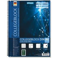 Stylex a4 collegeblok met lijnen 80 bladen - thumbnail