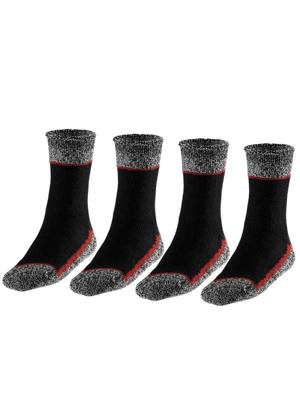 Heatkeeper Heren Thermo WerkSokken 4-pack Zwart