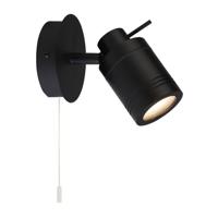 Searchlight Badkamer wandspotSamson zwart - 6601BK - thumbnail