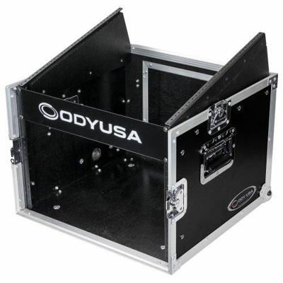Odyssey FZ1006 audioapparatuurtas DJ-mixer Hard case Zwart, Roestvrijstaal