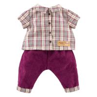 Corolle geruit shirt met broek kleine ontdekker - 30cm - thumbnail