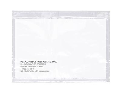 OFFICE products documenthouder 155 x 235 mm, zelfklevend, transparant, doos van 500 stuks