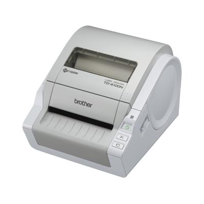 Brother TD-4100N Labelprinter Thermisch 300 x 300 dpi Etikettenbreedte (max.): 102 mm USB, RS-232, LAN