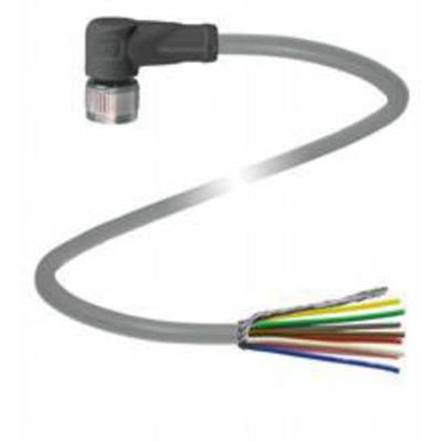 Pepperl+Fuchs 251796 Kabelconnector M12 Aantal polen (sensoren): 8 Bus, haaks 10.00 m 1 stuk(s)