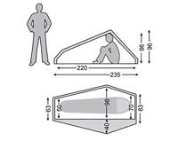 Nordisk Telemark 1 LW Tent - Forest Green - thumbnail