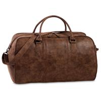 reistas 38 liter 52 cm kunstleer bruin - thumbnail