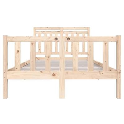 Bedframe massief hout 135x190 cm - thumbnail
