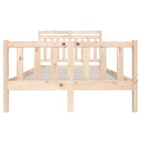 Bedframe massief hout 135x190 cm - thumbnail