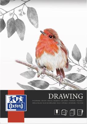 Tekenblok oxford drawing a4 40 vel | 5 stuks