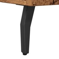 Dressoir 100x36x60 cm bewerkt hout oud houtkleurig - thumbnail