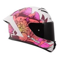 LS2 integraalhelm "ff820 rapid iii poppies" helmets ff820 rapid i poppies ii white/pink s - thumbnail