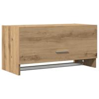 Kledingkast 70x32,5x35 cm bewerkt hout artisanaal eikenkleur - thumbnail