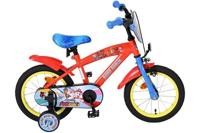 Paw Patrol kinderfiets - jongens - 14 inch - rood/blauw - thumbnail